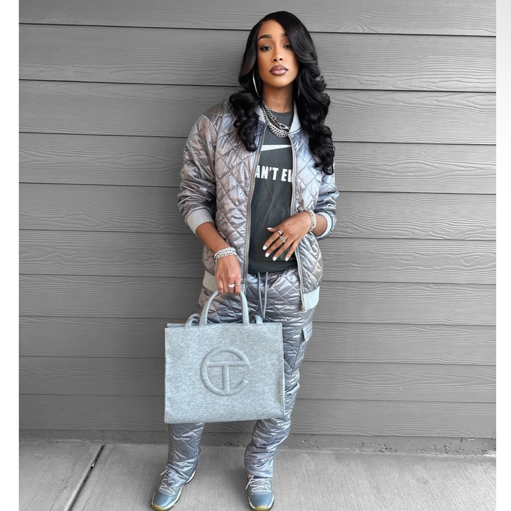 “Nose in the Air” Puffer Pants Set